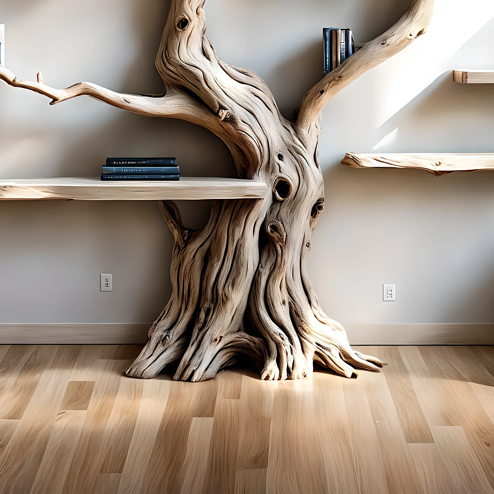 Bookshelf shaped like old trees, perennial trees, bookshelf for home decoration - Image 3