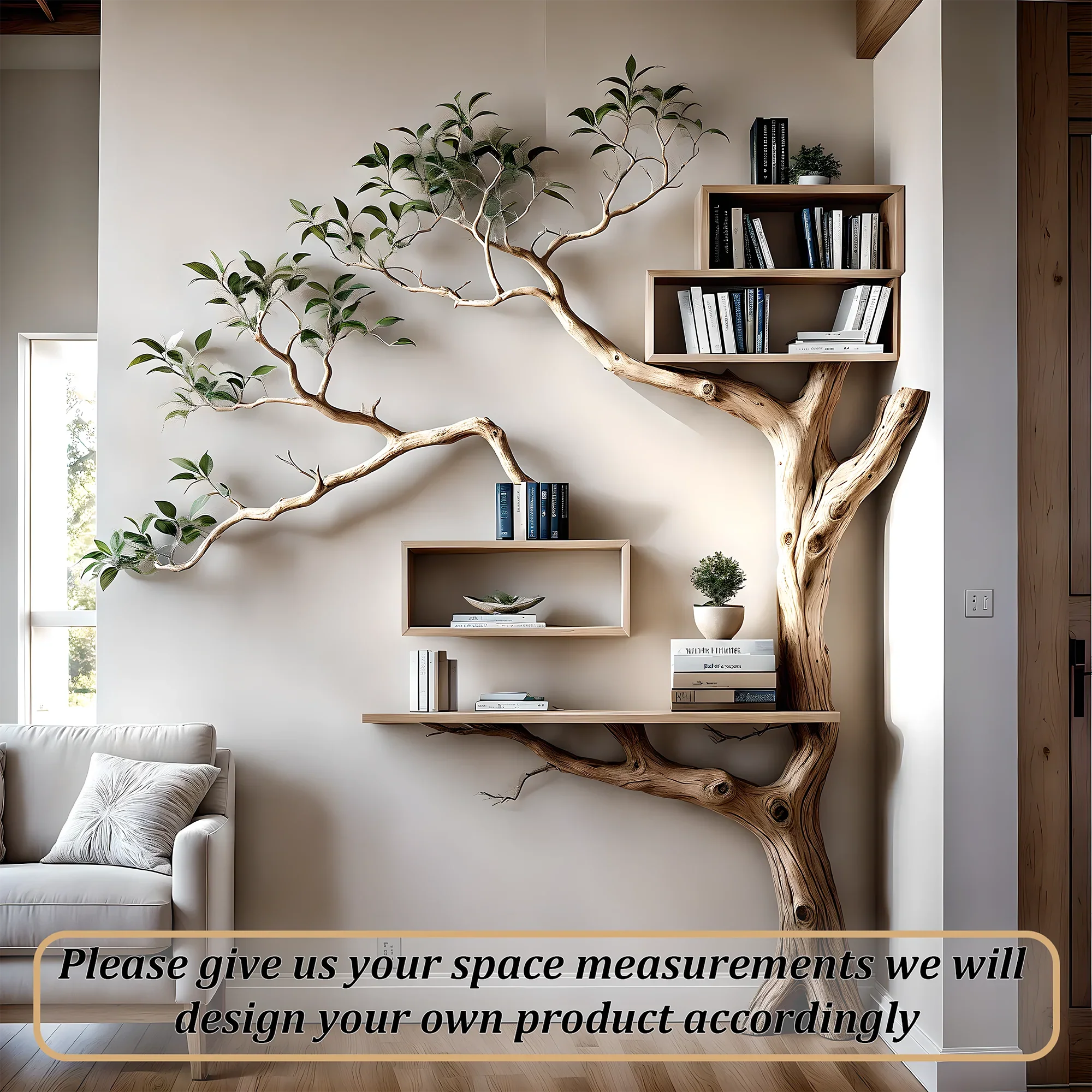 Corner bookshelf for home decoration - Image 2