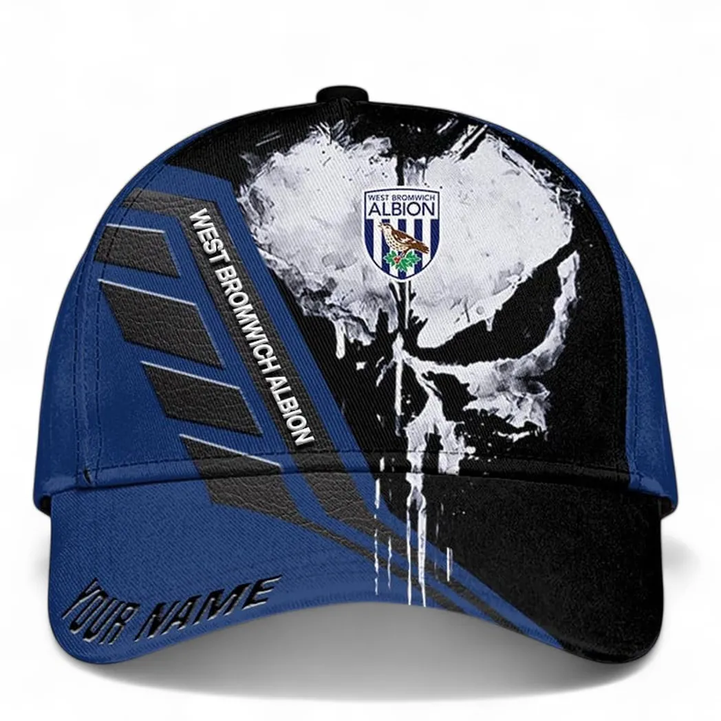 West Brom-Mannschaftsgeist Classic Cap, Bold Cap Play Hard For Sport Fans EPL1404