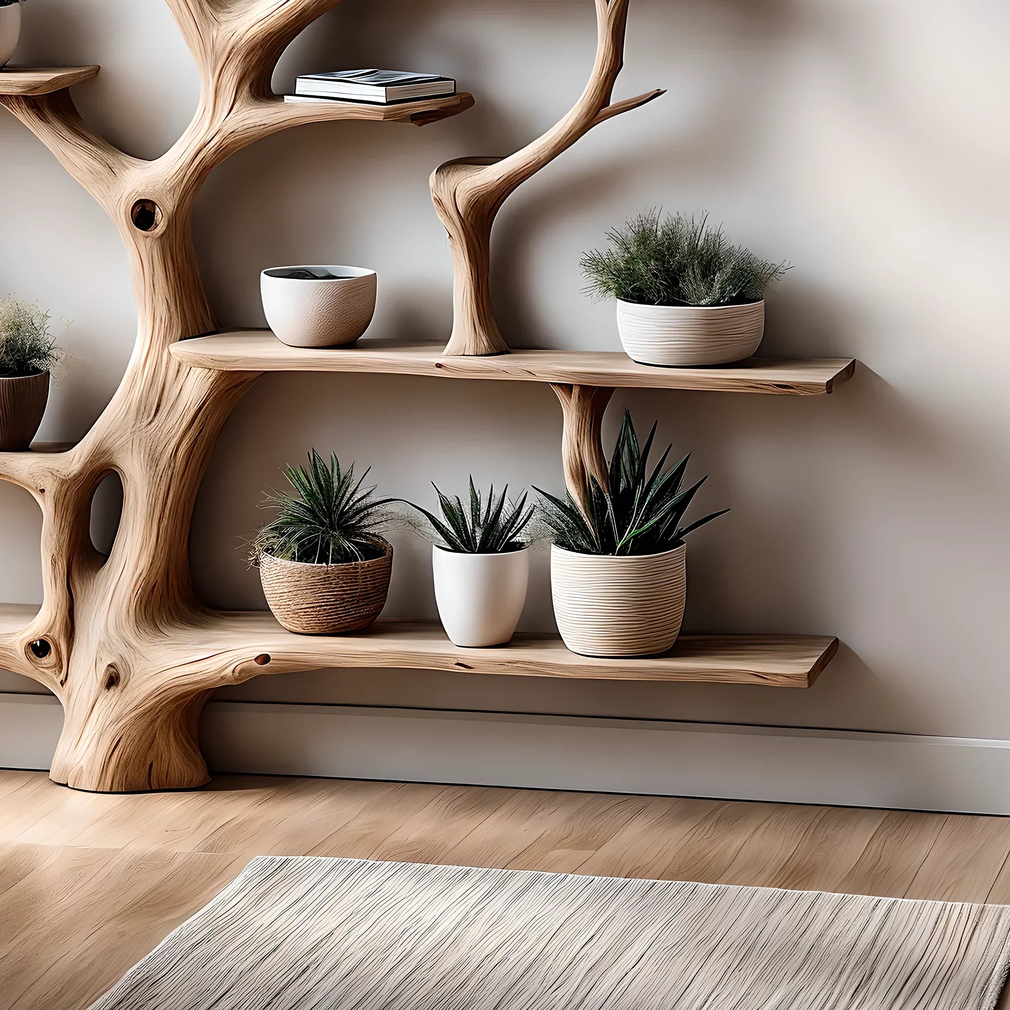 bookshelf, decorative shelf, tree shaped bookshelf, children's room shelf - Image 3