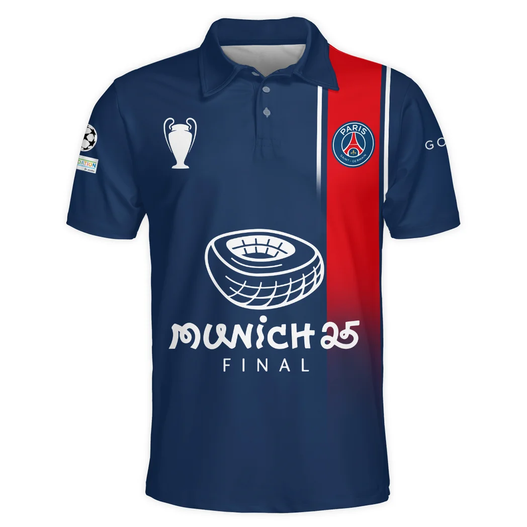 Football Club Polo Shirt, Full Print Design Button Shirt For Fan Sport HVN104 - Image 2
