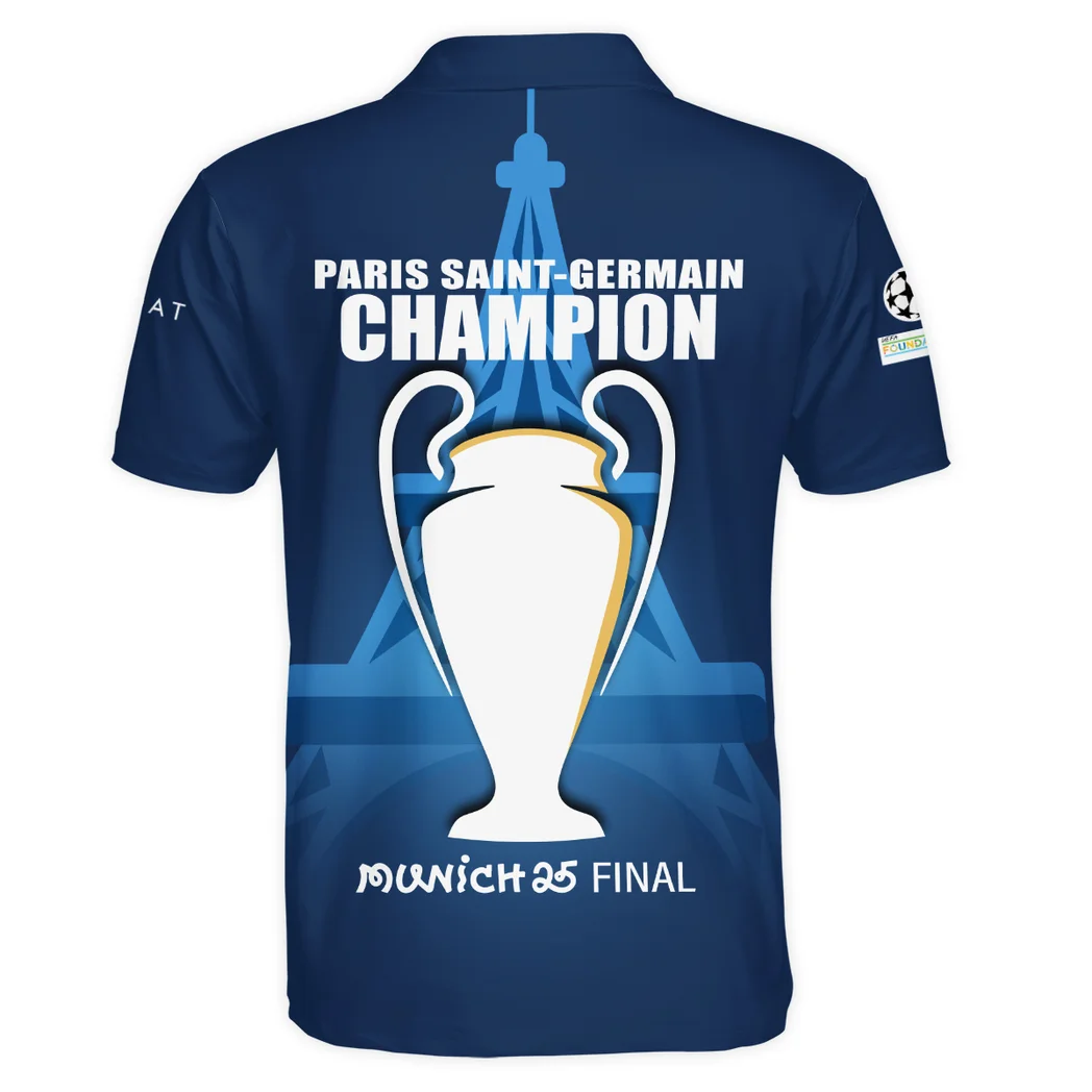 Football Club Polo Shirt, Full Print Design Button Shirt For Fan Sport HVN104 - Image 3