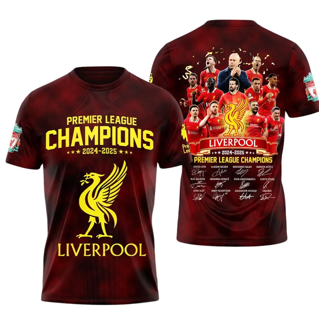 Football Club T-Shirt, Bold All Over Print Fan Tee For Game Day EPL380