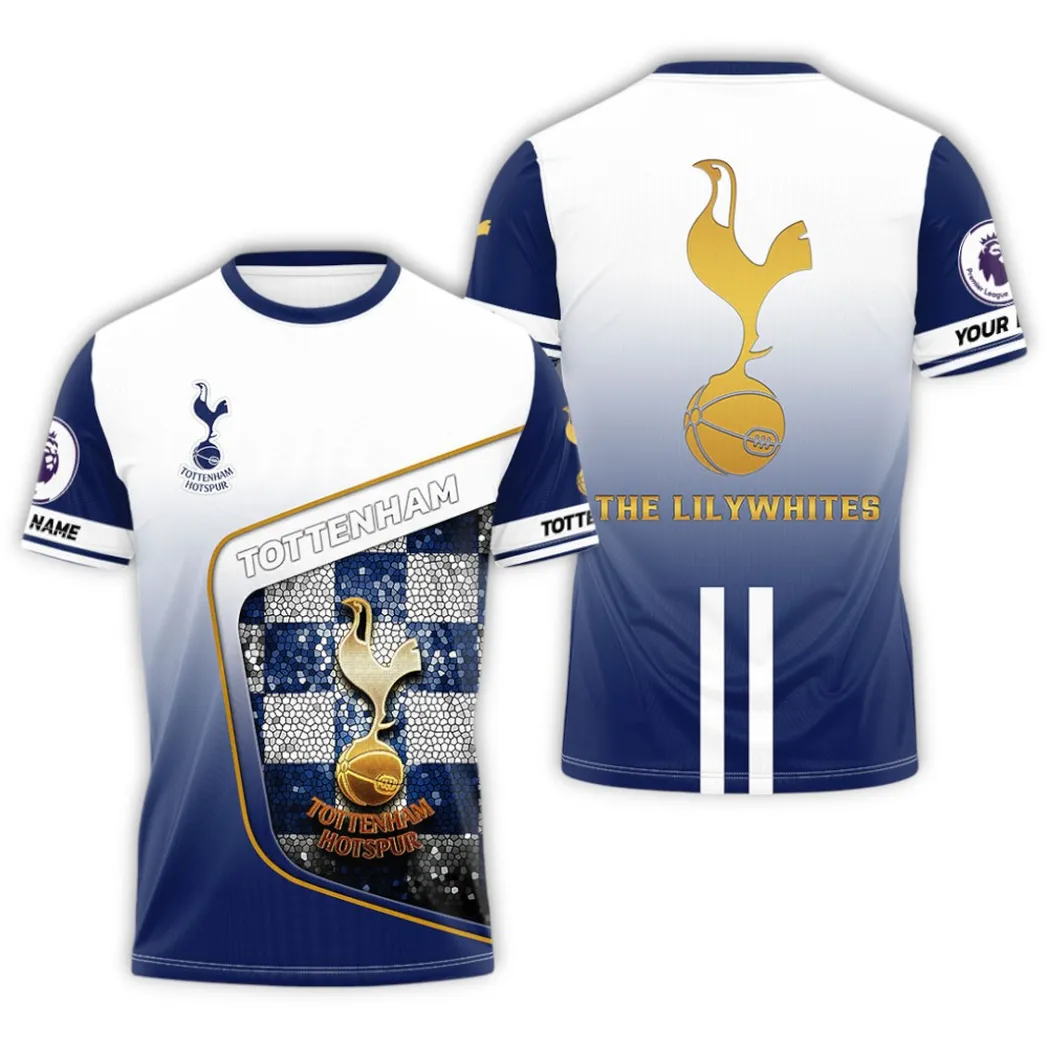 Football Club T-Shirt, Sport Fan All Over Print Tee With Streetwear Style EPL820