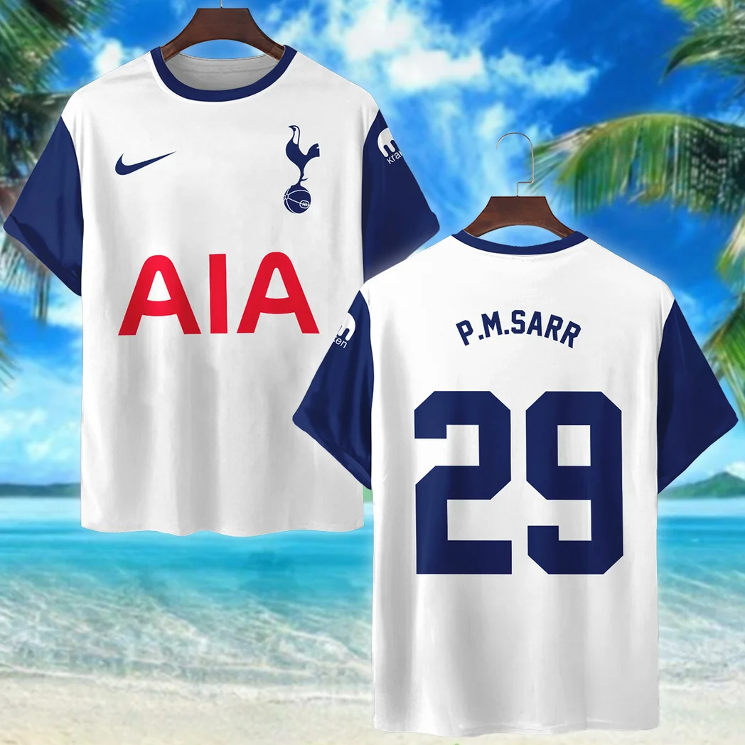 Football Club T-Shirt, Sport Fan All Over Print Tee With Streetwear Style HVN101