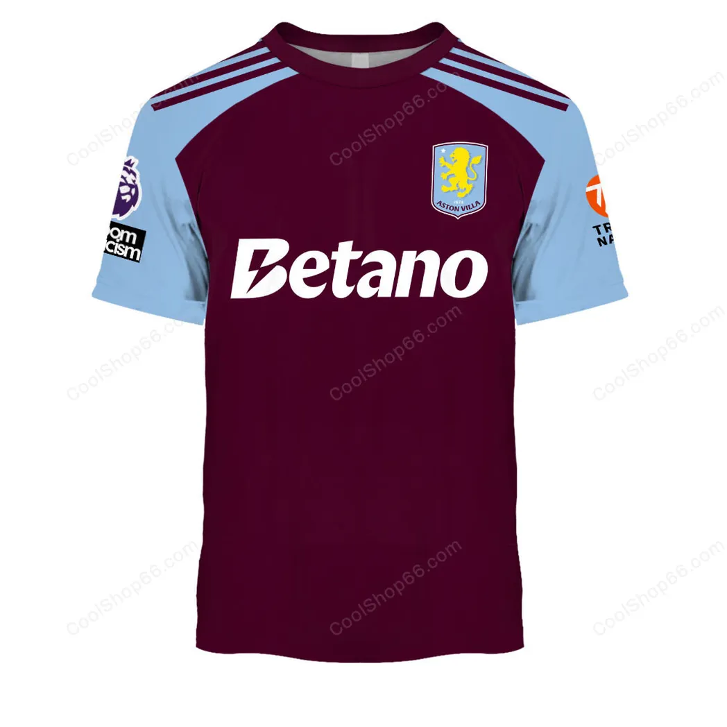 Football Club T-Shirt, Sport Fan All Over Print Tee With Streetwear Style SPO201