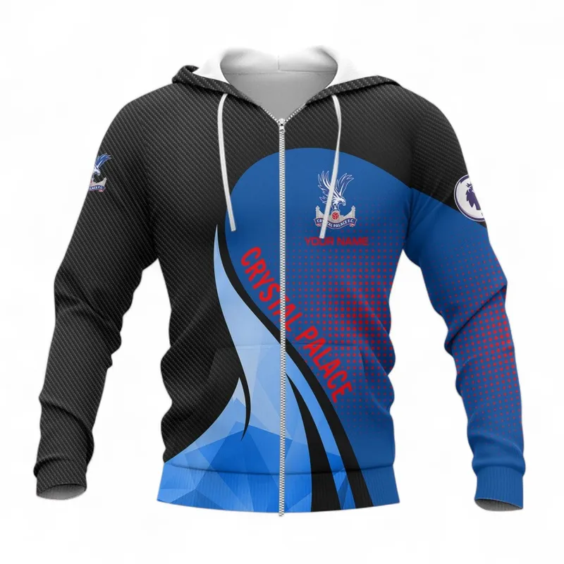 Football Club Zipper Hoodie, All Over Print Hoodie For Sport Lovers EPL126