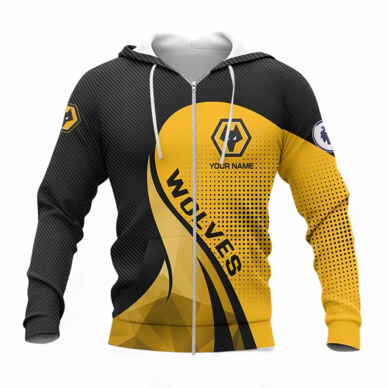 Football Club Zipper Hoodie, All Over Print Hoodie For Sport Lovers EPL126