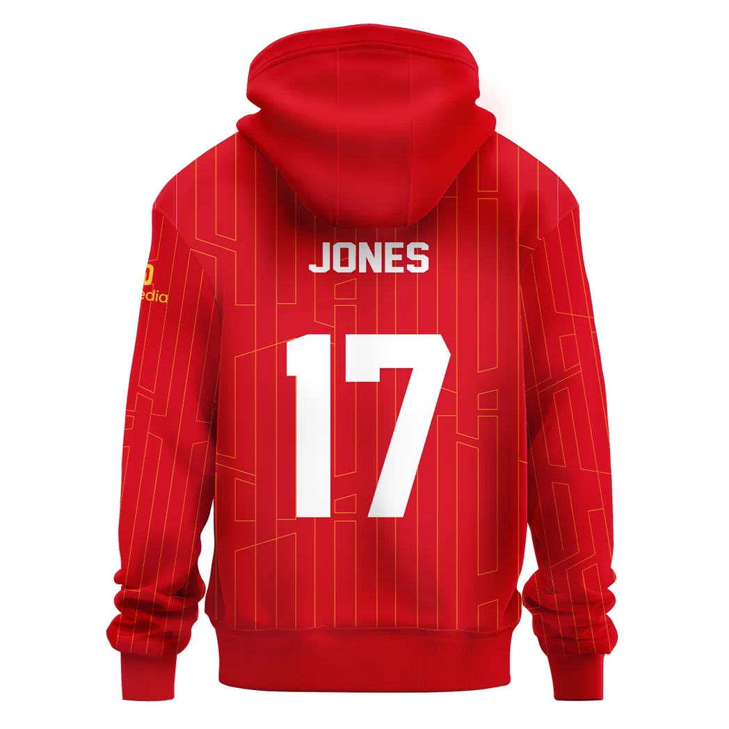 Football Crew Hoodie, Casual Street-Ready Hoodie For Sport Lovers HVN101 - Image 3