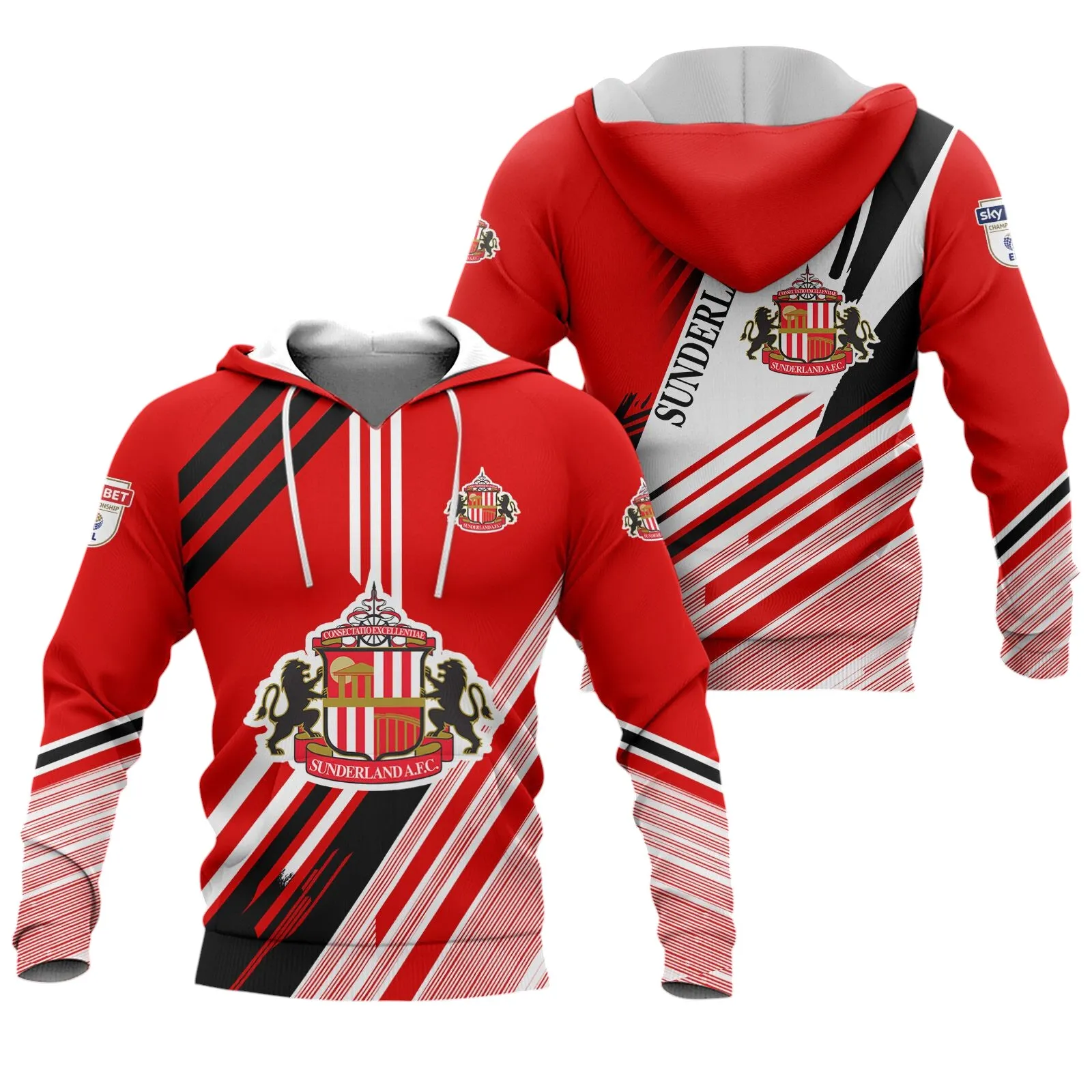 Football Crew Hoodie, Classic Comfortable Hoodie Style For Sport Lovers EPL890