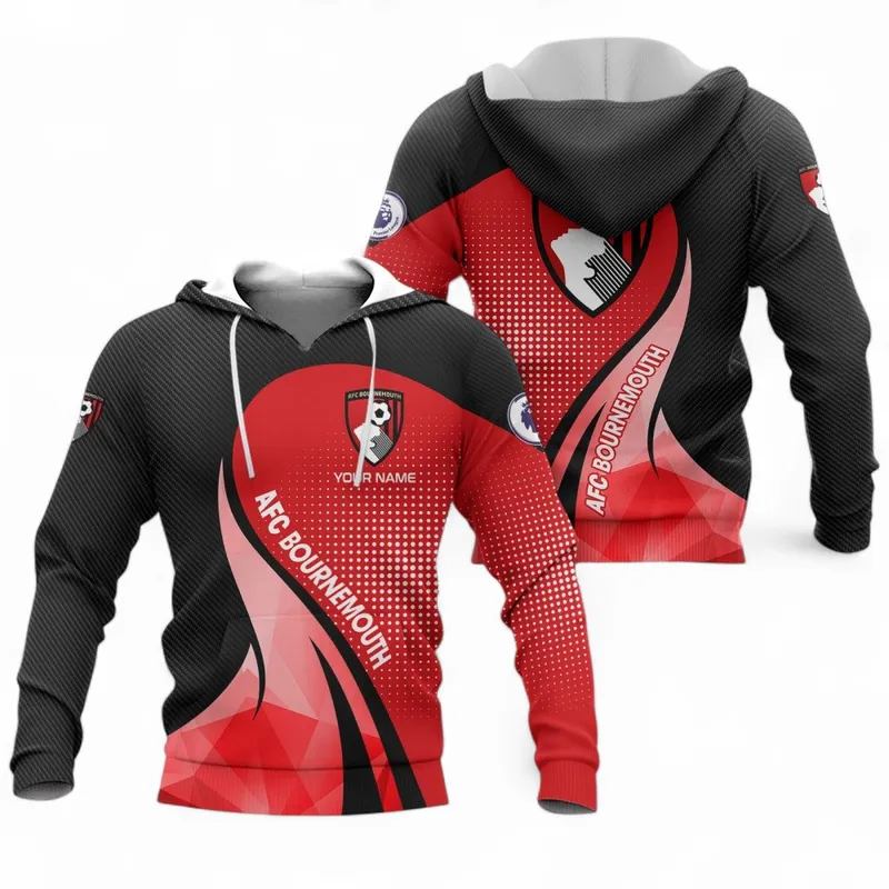 Football Crew Hoodie, Streetwear Casual Look Outfit For Sport Lovers EPL126