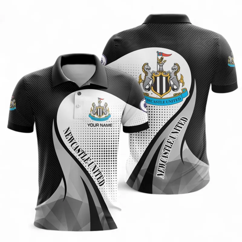 Football Crew Polo Shirt, Full Print Design Button Shirt For Fan Sport EPL126