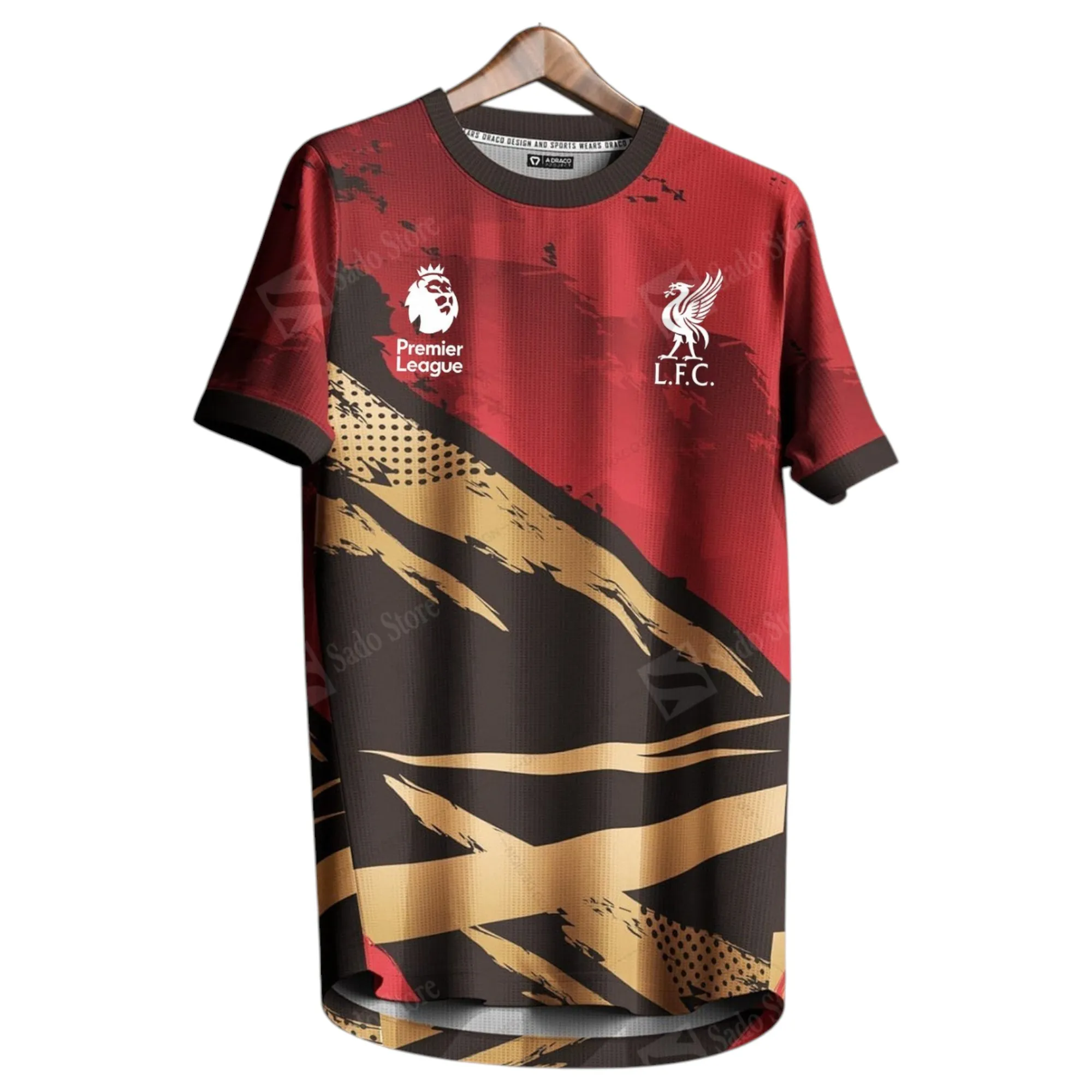 Football Crew T-Shirt, All Over Print Tee For Loyal Sport Fans EPL400