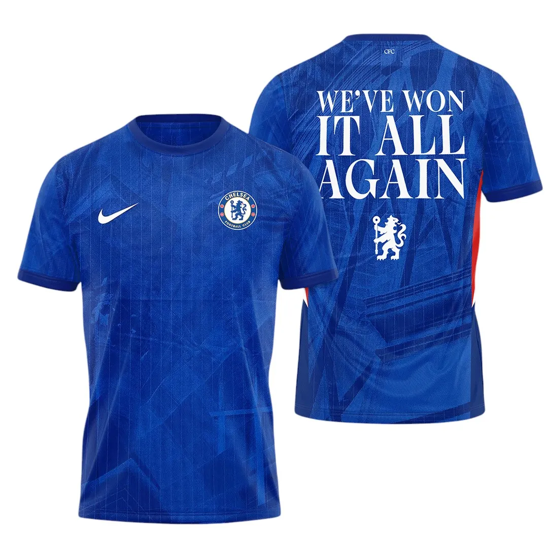 Football Crew T-Shirt, All Over Print Tee For Loyal Sport Fans EPL930