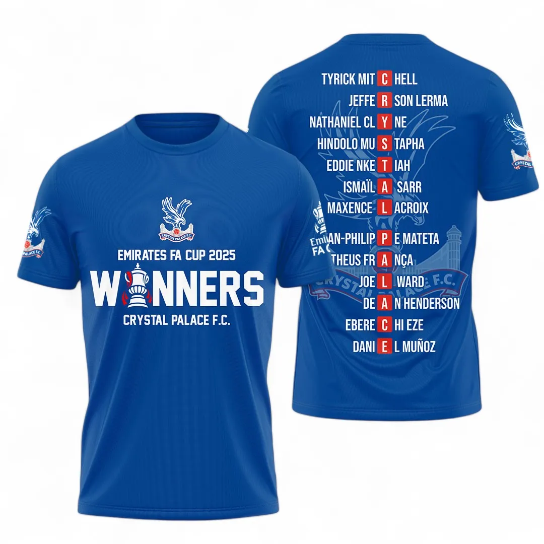 Football Crew T-Shirt, All Over Print Tee For Loyal Sport Fans FA0205