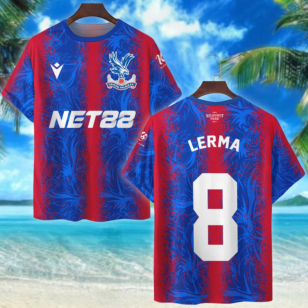 Football Crew T-Shirt, All Over Print Tee For Loyal Sport Fans HVN101