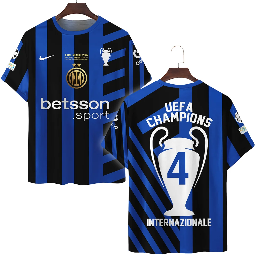 Football Crew T-Shirt, Bold All Over Print Fan Tee For Game Day HVN103