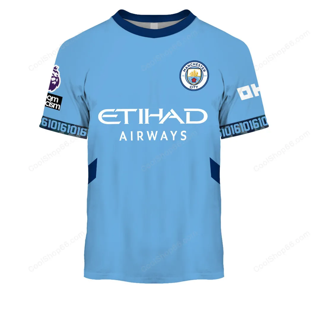 Football Crew T-Shirt, Bold All Over Print Fan Tee For Game Day SPO201