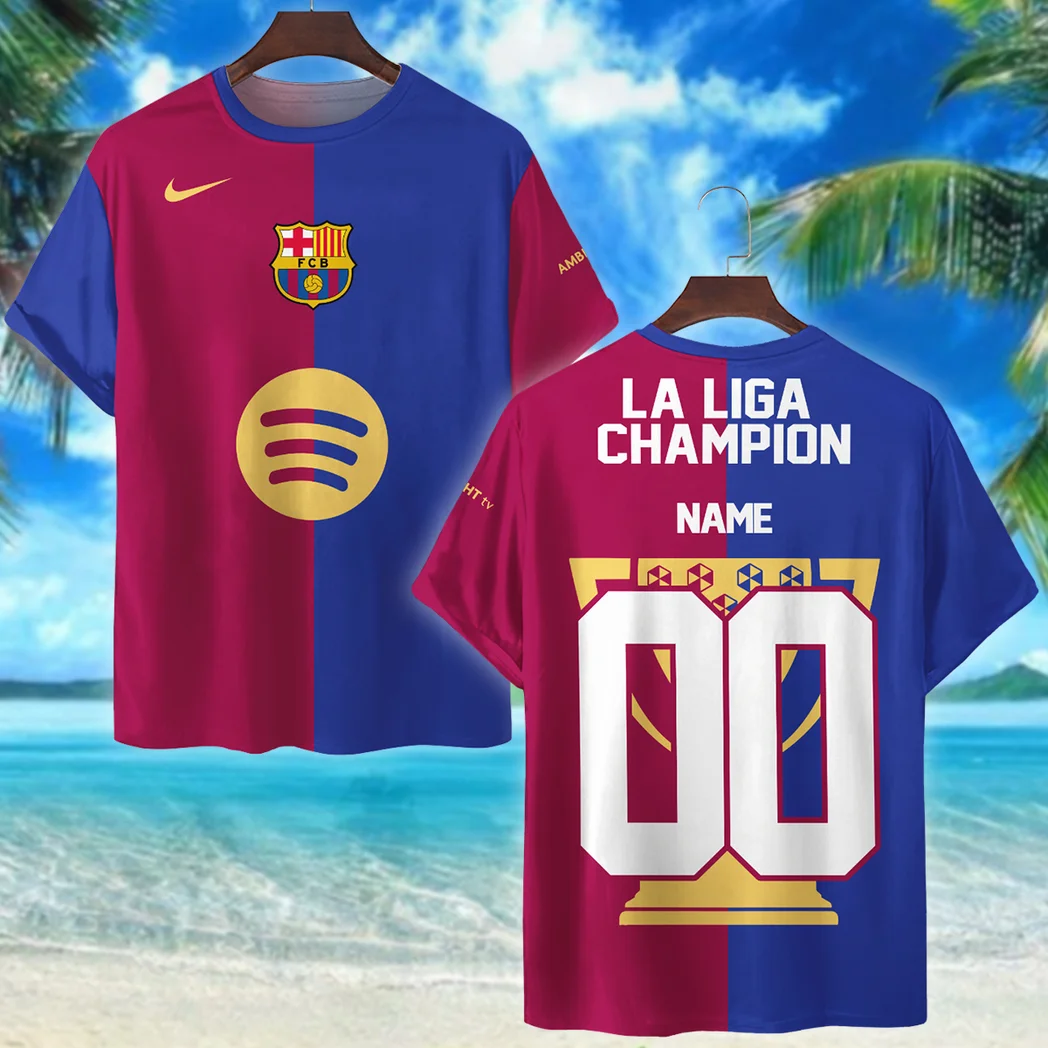 Football Crew T-Shirt, Sport Fan All Over Print Tee With Streetwear Style HVN100