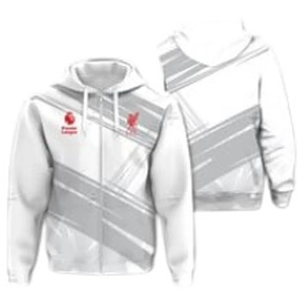 Football Crew Zipper Hoodie, All Over Print Hoodie For Sport Lovers EPL400