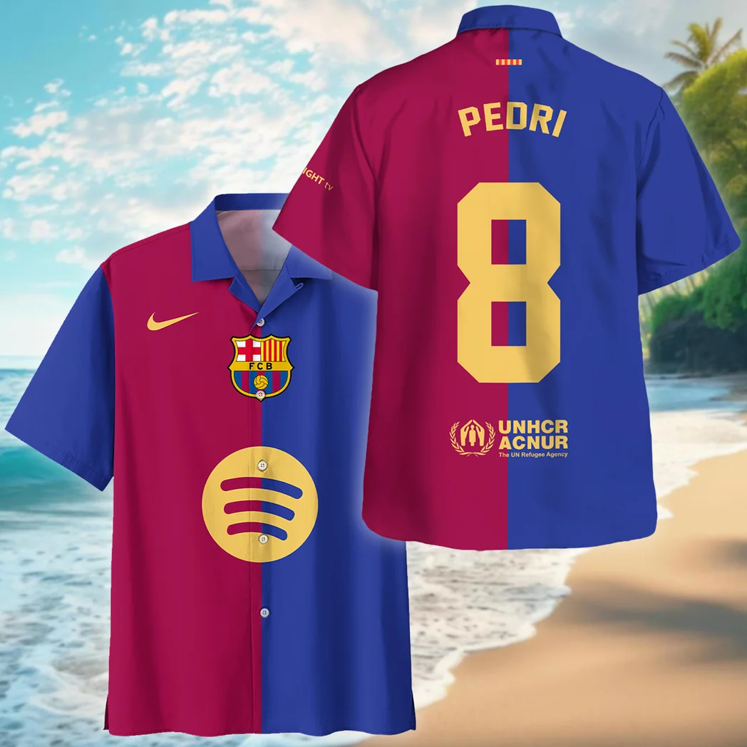 Football Hawaiian Shirt, Full Print Design Button Shirt For Fan Sport HVN101