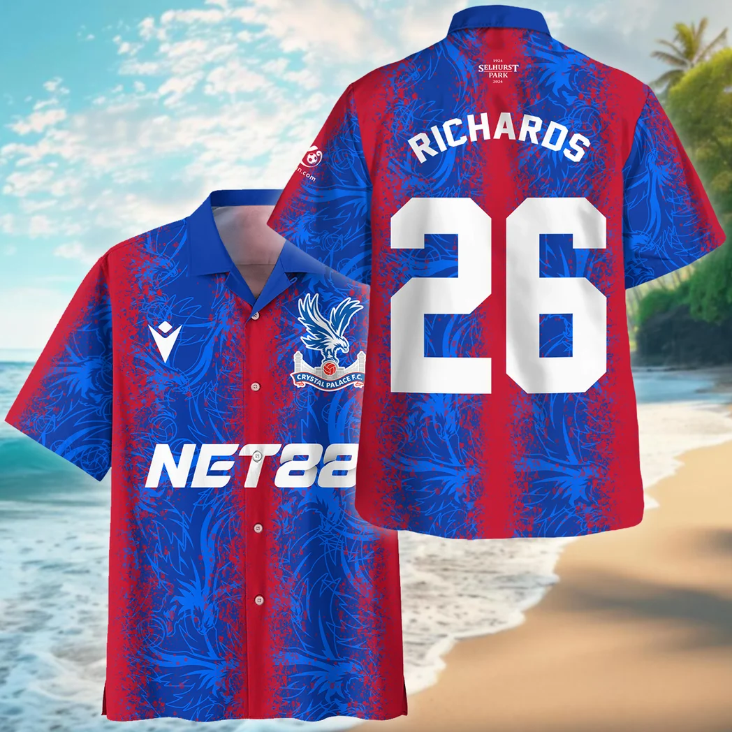 Football Hawaiian Shirt, Full Print Design Button Shirt For Fan Sport HVN101