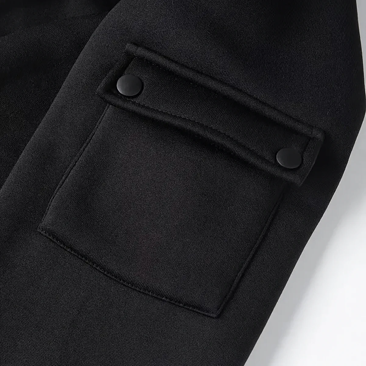 Football Hoodie Half Zipper, Design Logo Hoodie For Sport Fans EPL790 - Black - Image 4