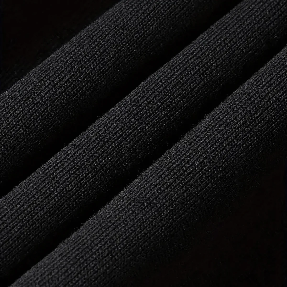 Football Hoodie Half Zipper, Design Logo Hoodie For Sport Fans EPL790 - Black - Image 3