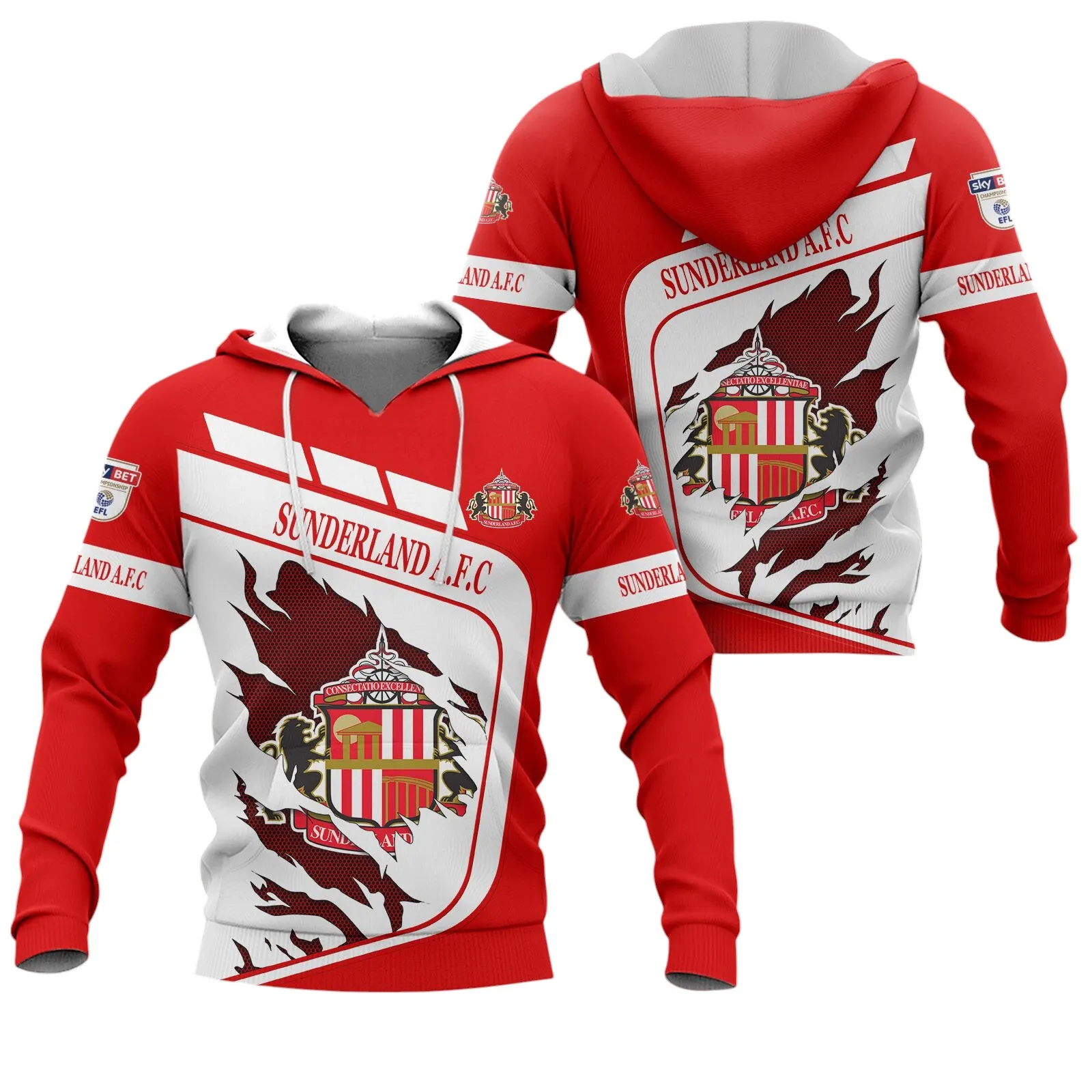 Football Hoodie, Rugged & Comfortable Streetwear Outfit For Sport Lovers EPL890