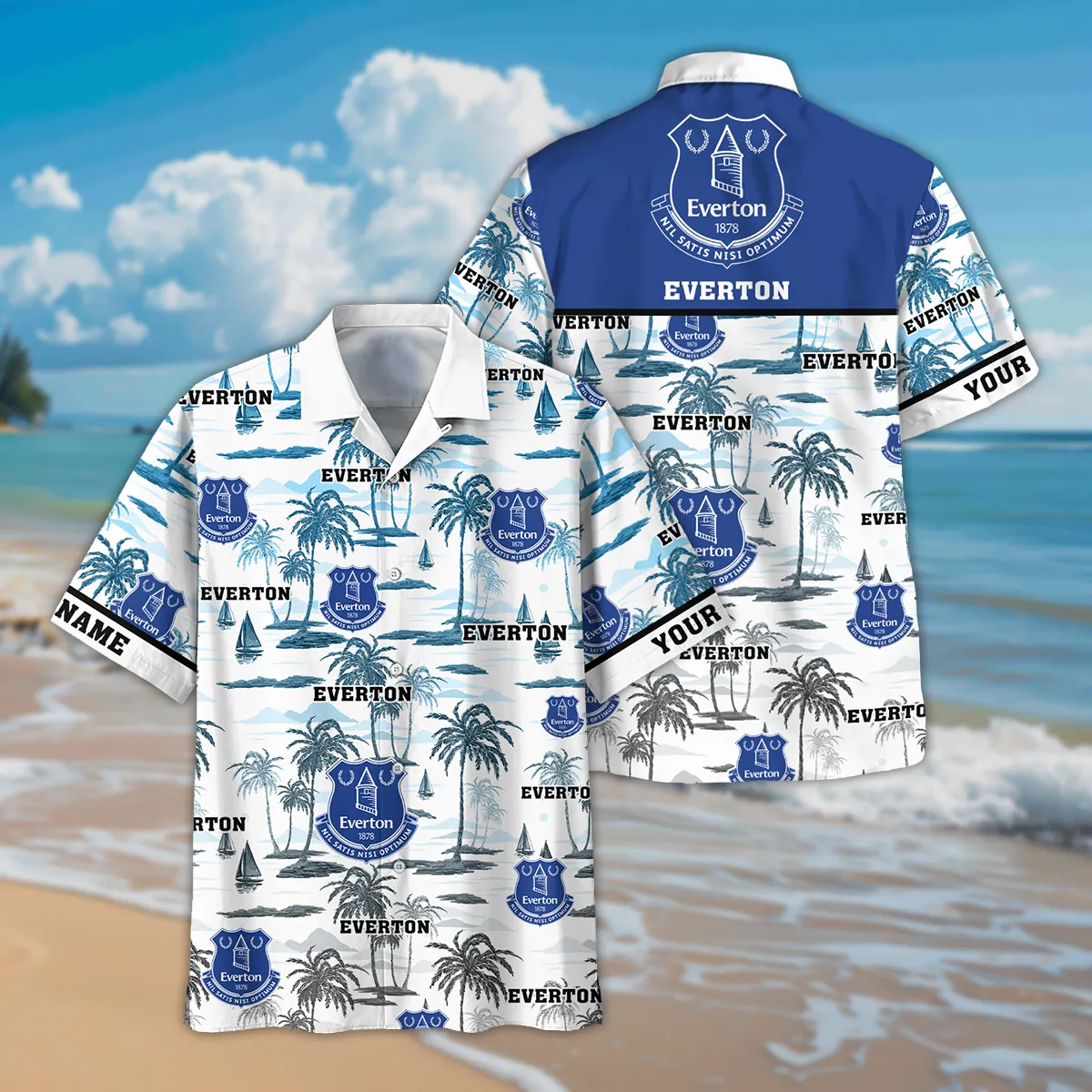 Football Squad Hawaiian Shirt, Full Print Design Button Shirt For Fan Sport EPL350