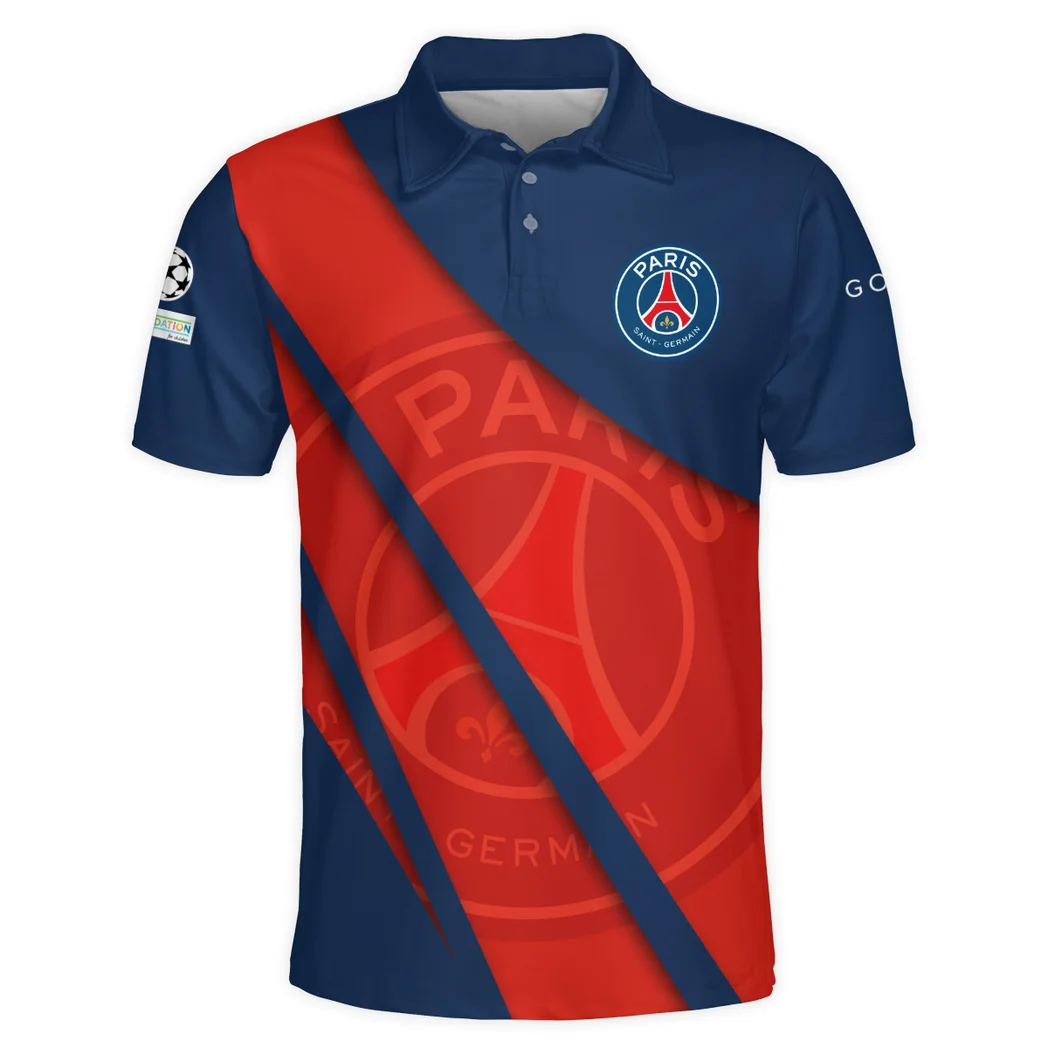 Football Squad Polo Shirt, Full Print Design Button Shirt For Fan Sport HVN104 - Image 2