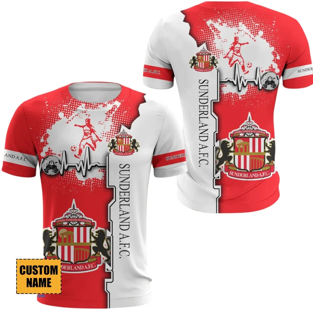 Football Squad T-Shirt, All Over Print Tee For Loyal Sport Fans EPL890