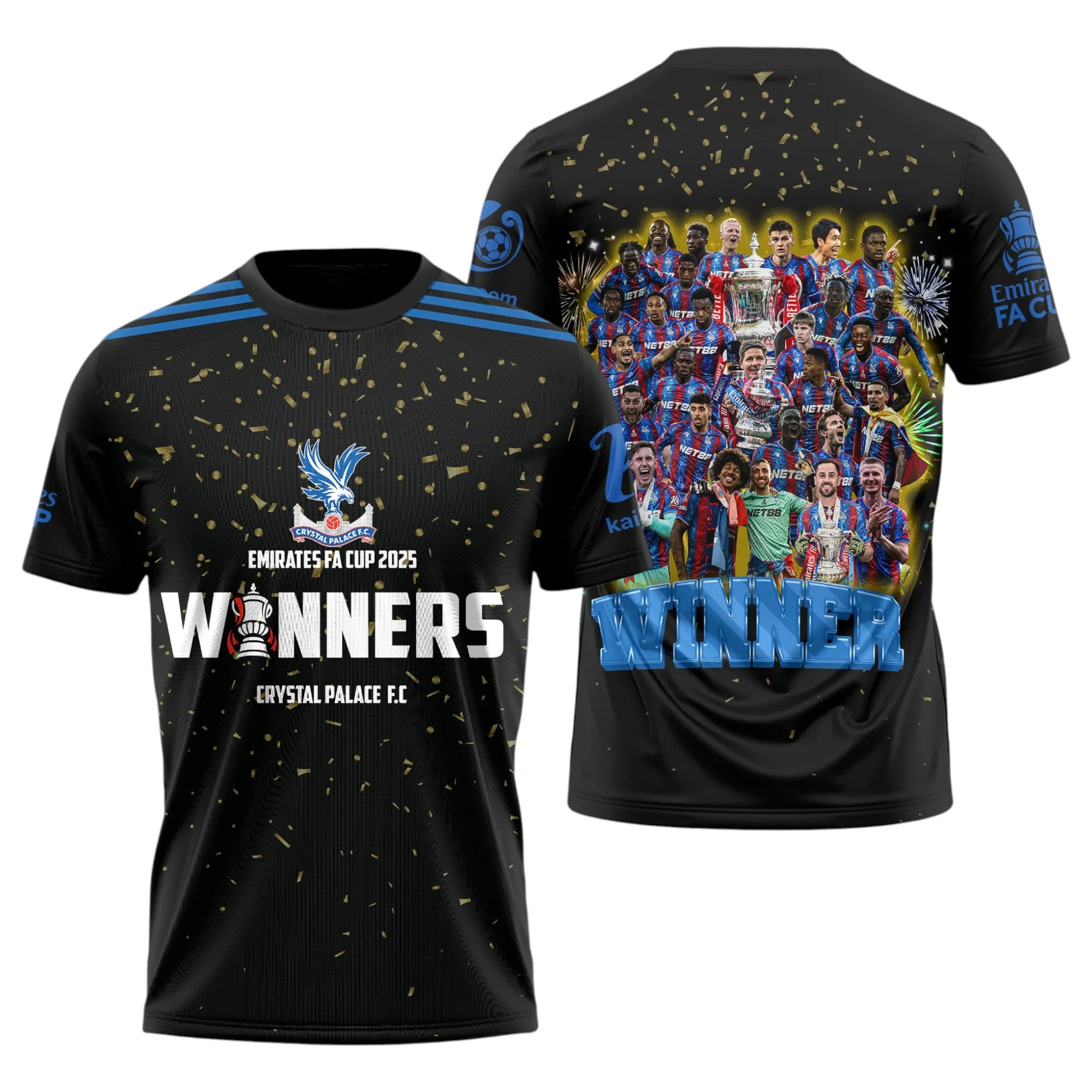 Football Squad T-Shirt, All Over Print Tee For Loyal Sport Fans FA9606