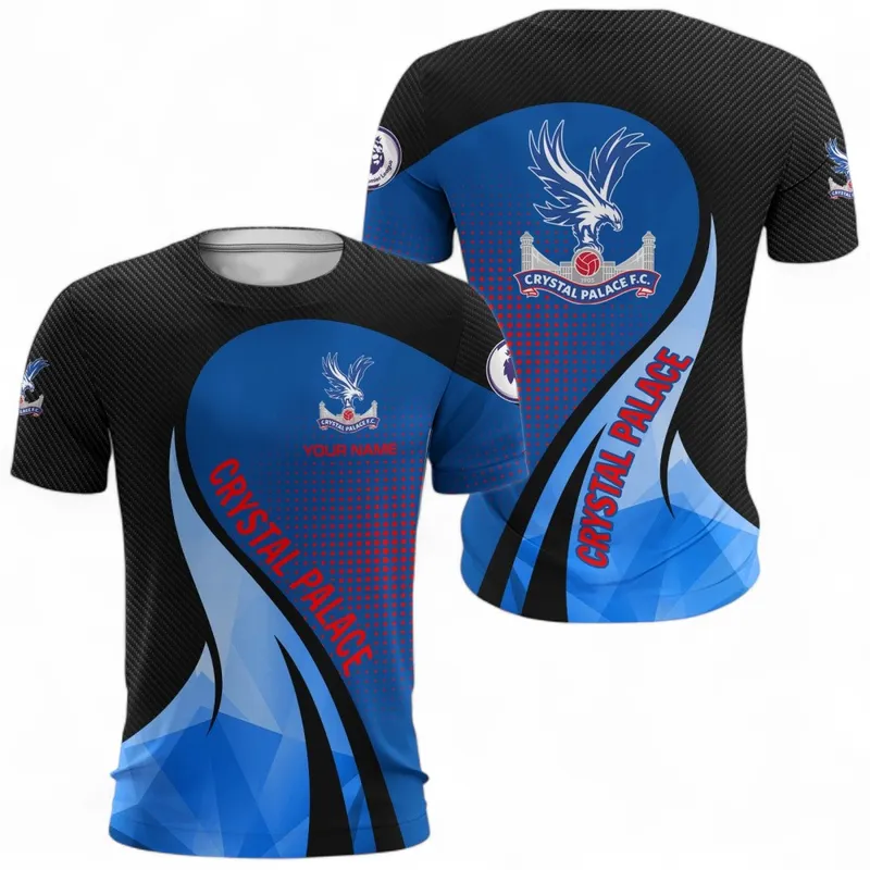 Football Squad T-Shirt, Bold All Over Print Fan Tee For Game Day EPL126