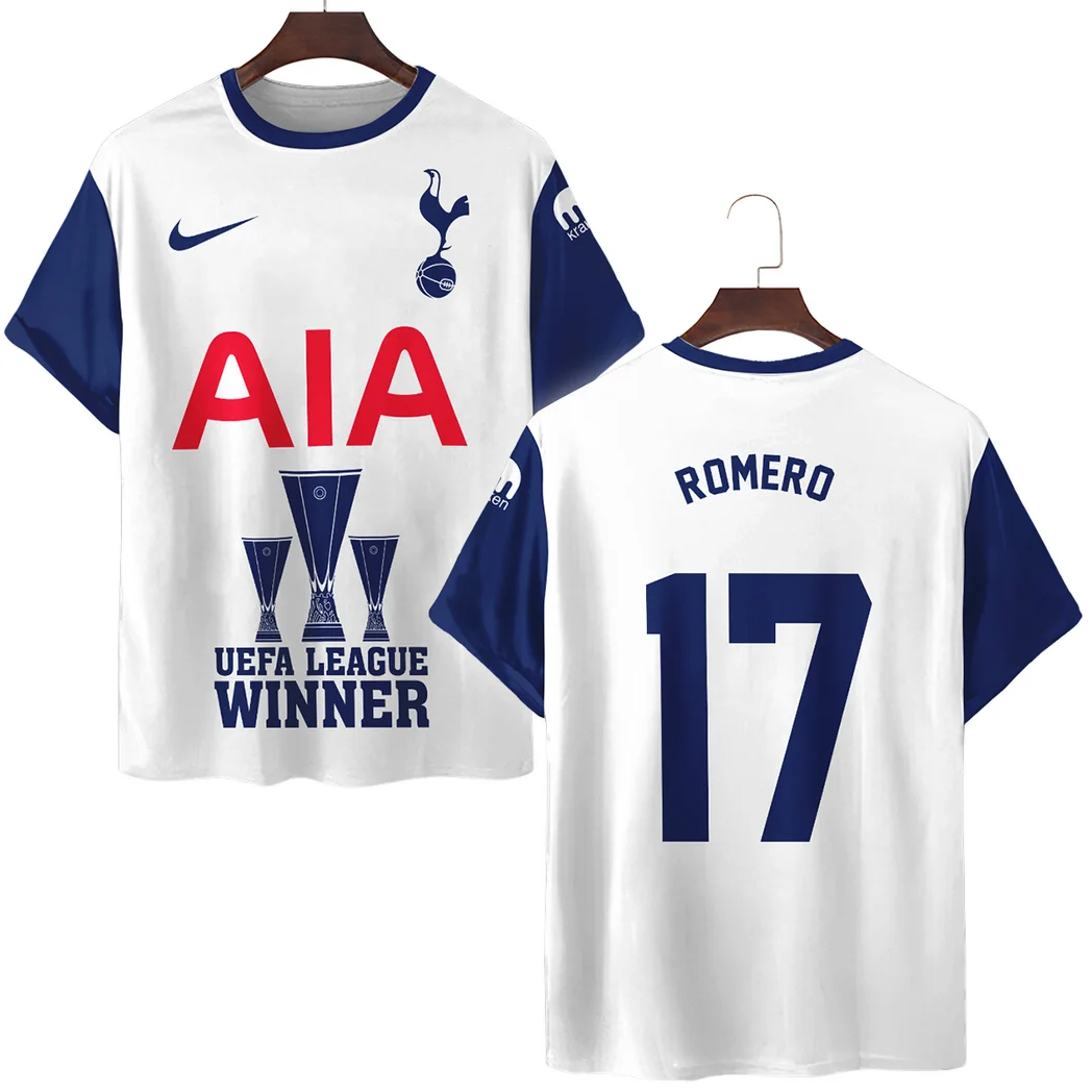 Football Squad T-Shirt, Sport Fan All Over Print Tee With Streetwear Style HVN101