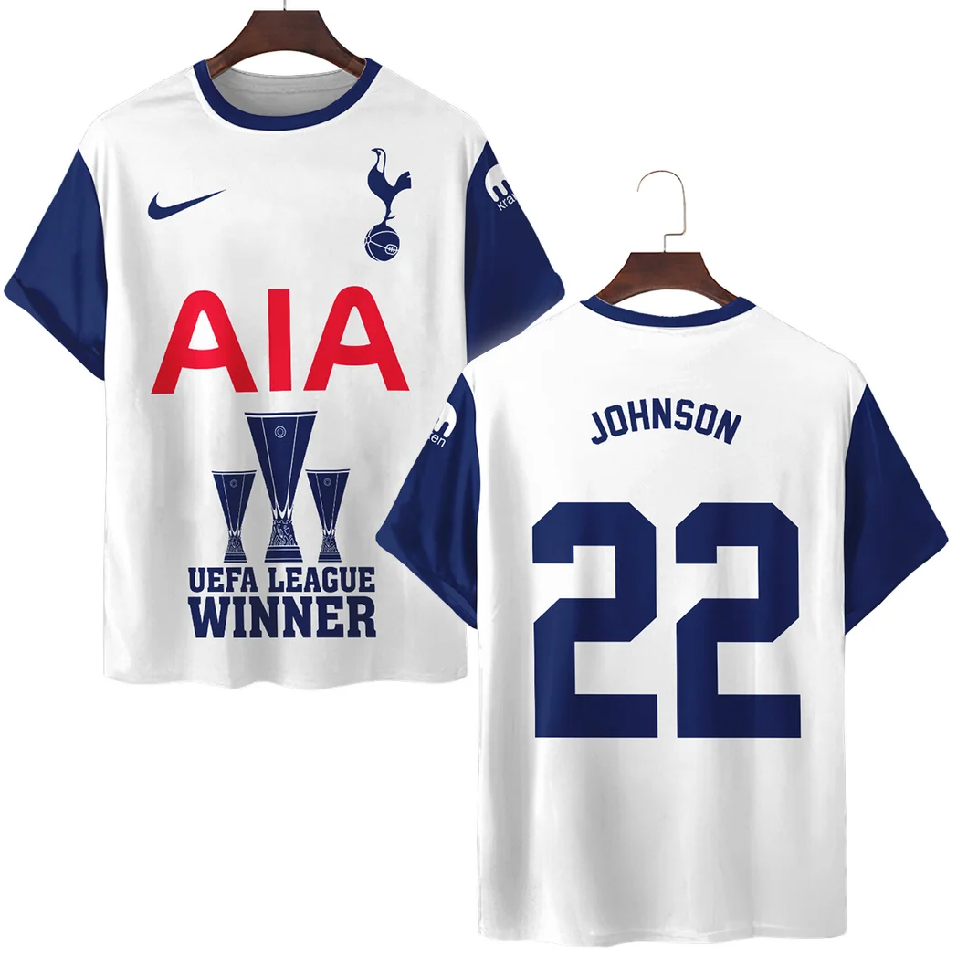 Football Squad T-Shirt, Stylish All Over Print Tee For Everyday Wear HVN101