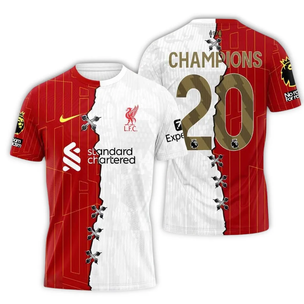 Football T-Shirt, All Over Print Tee For Loyal Sport Fans EPL380