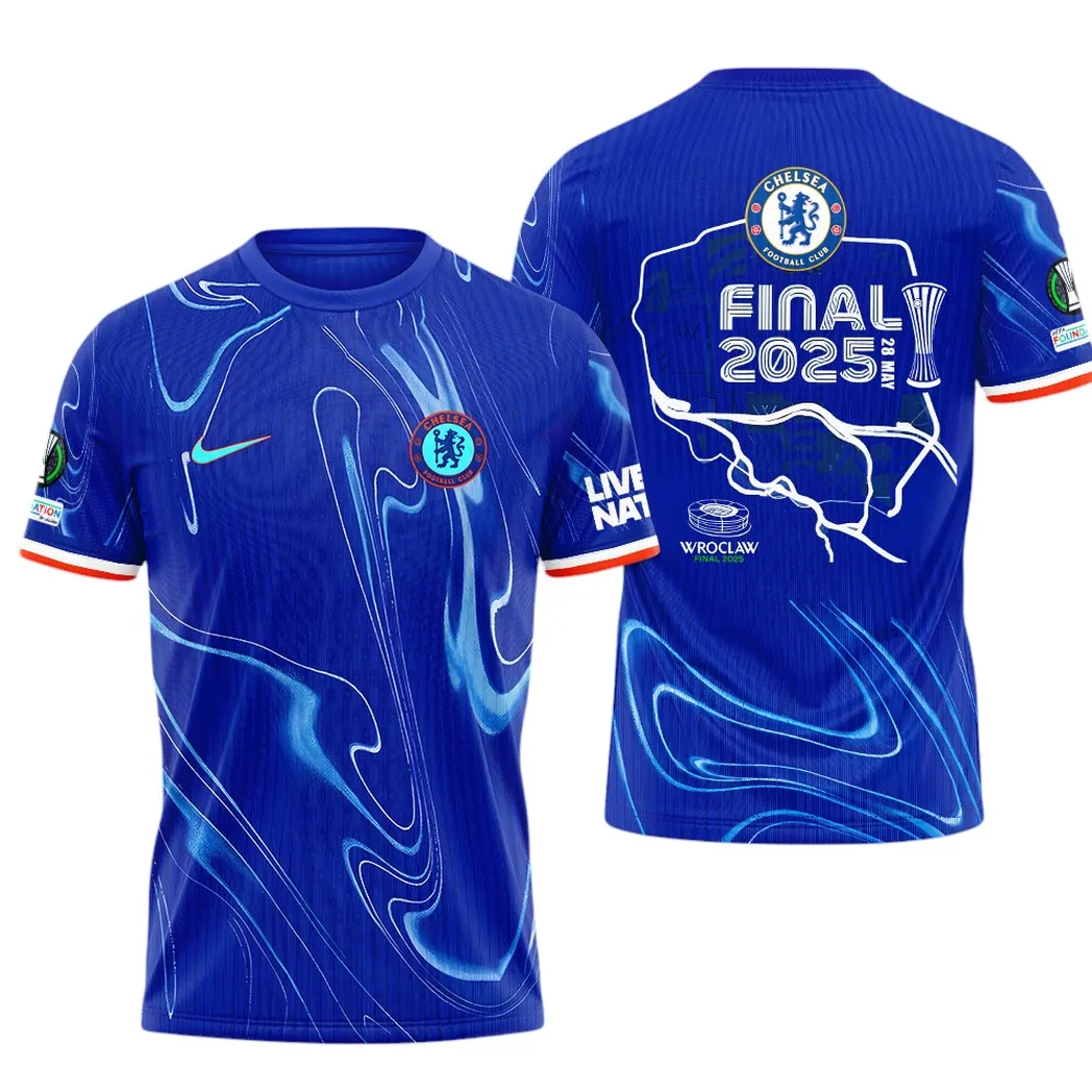 Football T-Shirt, Bold All Over Print Fan Tee For Game Day EPL930