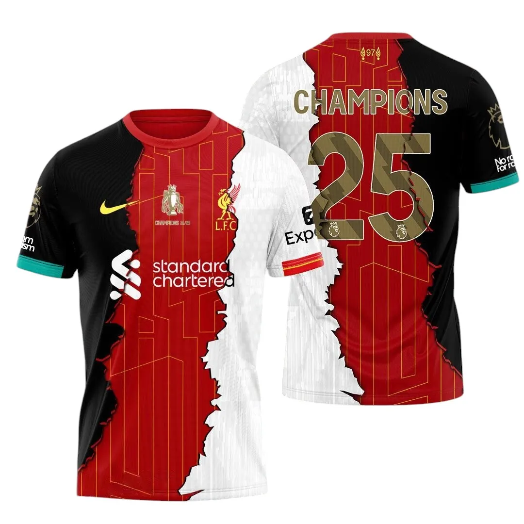 Football T-Shirt, Sport Fan All Over Print Tee With Streetwear Style EPL380