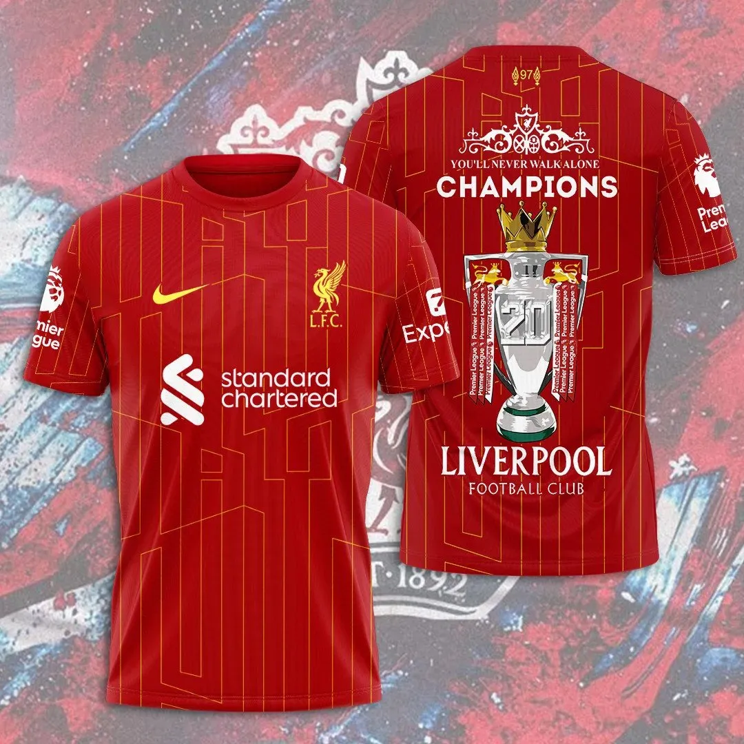 Football T-Shirt, Stylish All Over Print Tee For Everyday Wear EPL290