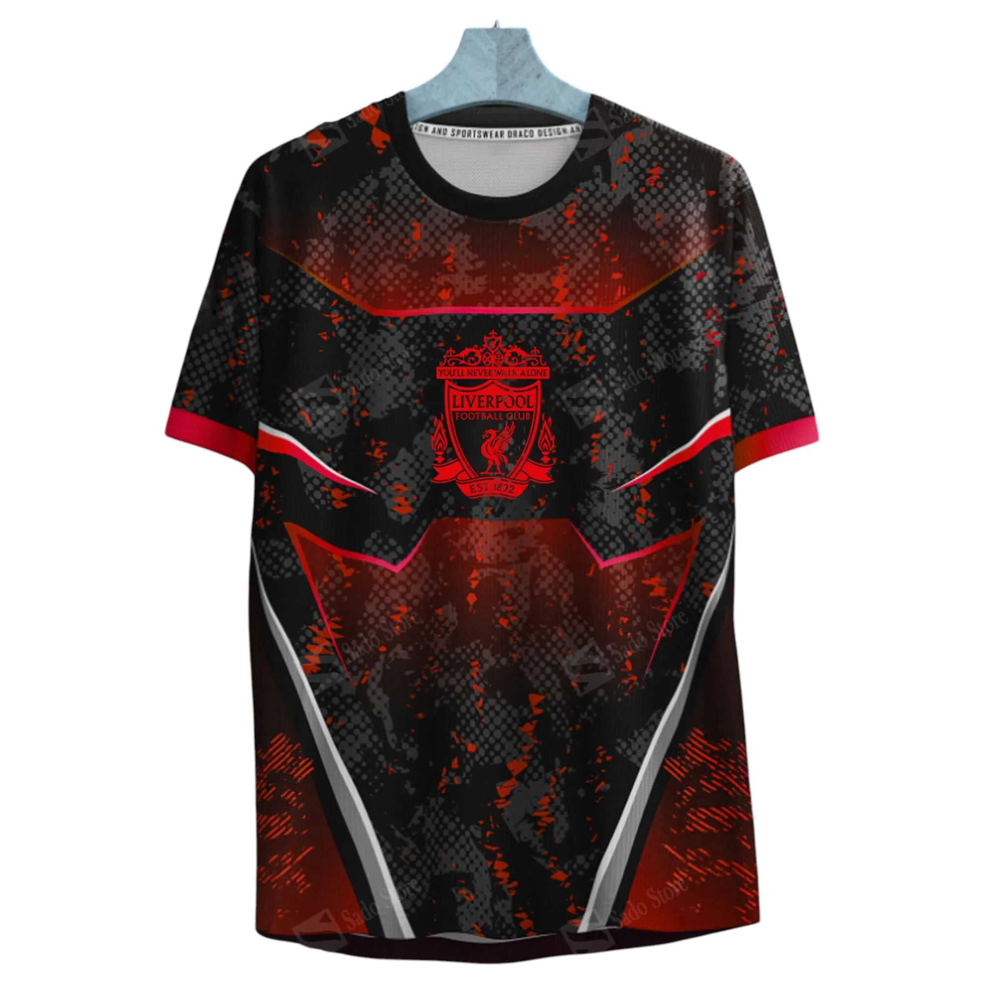 Football T-Shirt, Stylish All Over Print Tee For Everyday Wear EPL400