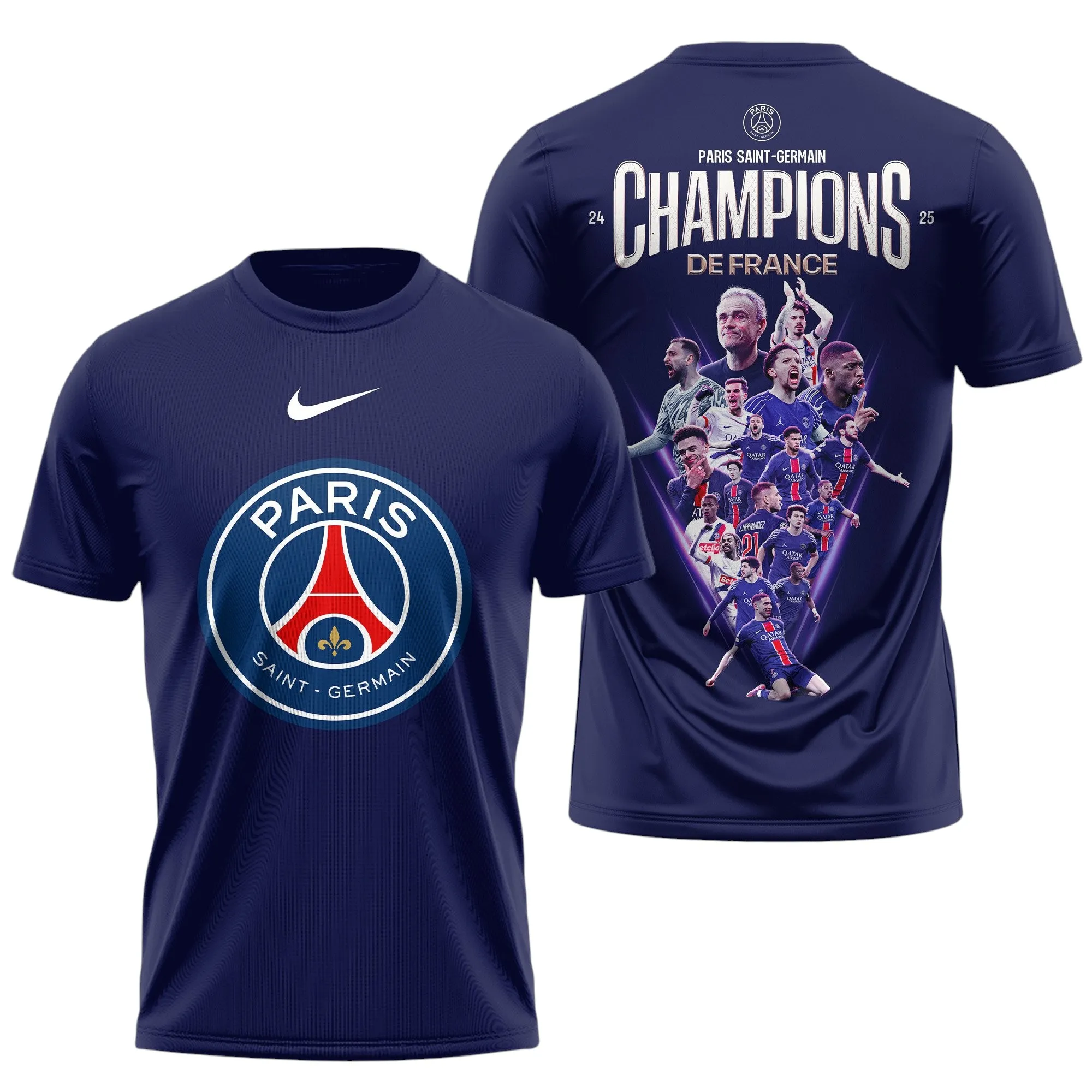 Football T-Shirt, Stylish All Over Print Tee For Everyday Wear PSG940