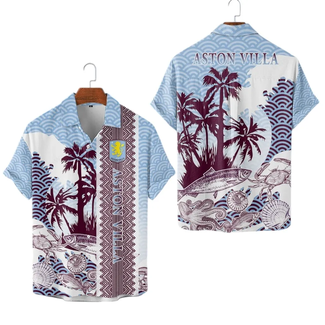 Football Team Hawaiian Shirt, Full Print Design Button Shirt For Fan Sport EPL010