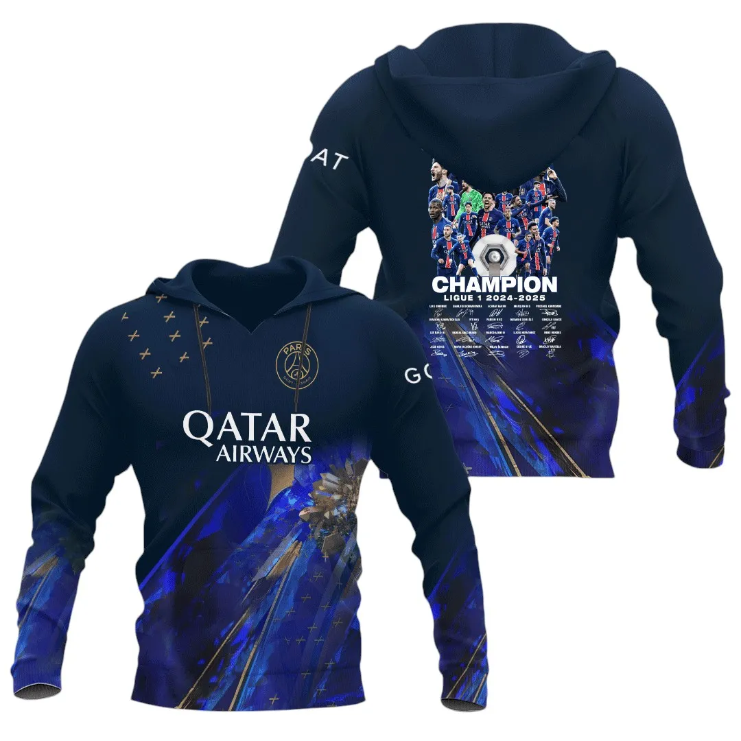 Football Team Hoodie, Comfortable Everyday Hoodie For Sport Lovers PSG940