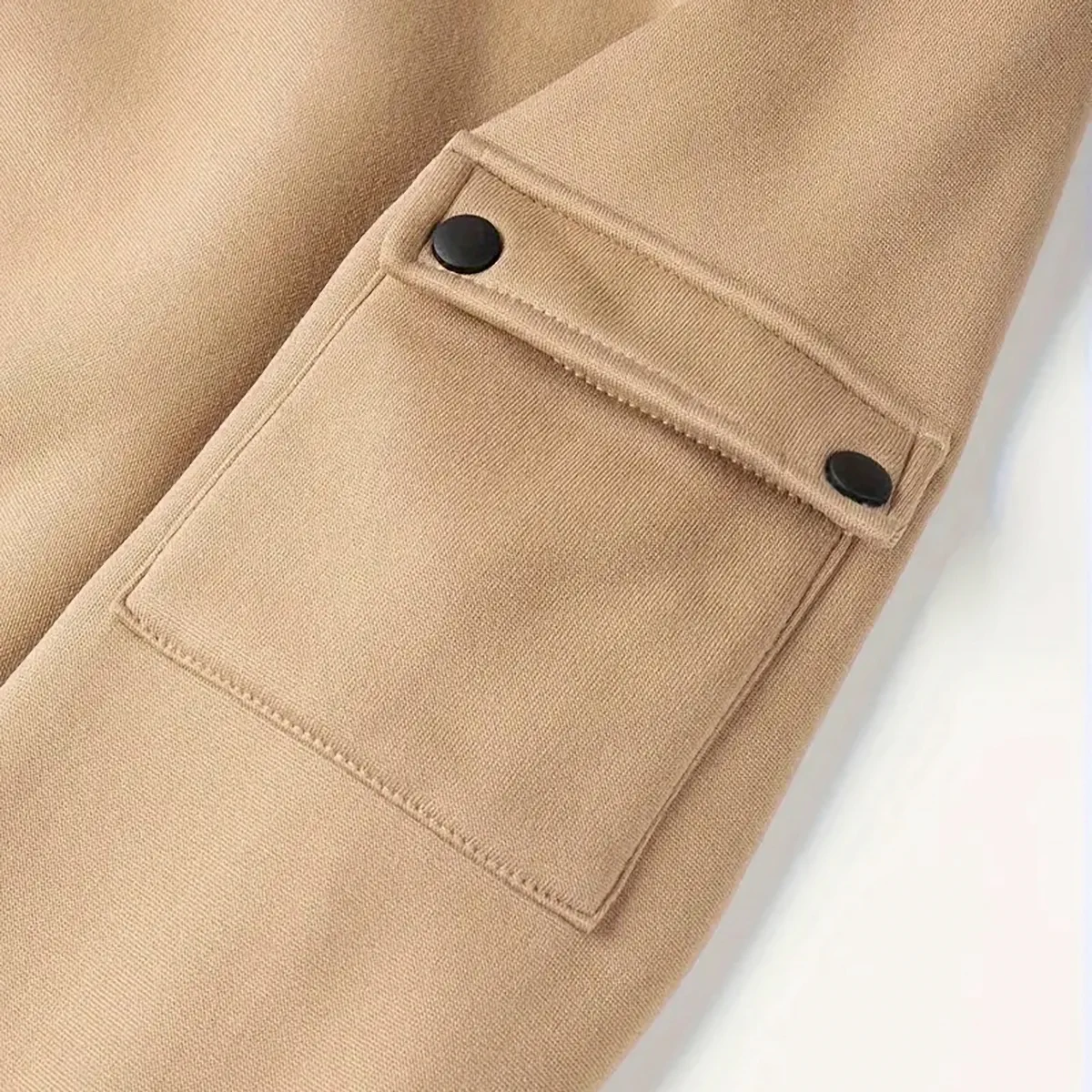 Football Team Hoodie Half Zipper, Design Logo Hoodie For Sport Fans PSG970 - Khaki - Image 4