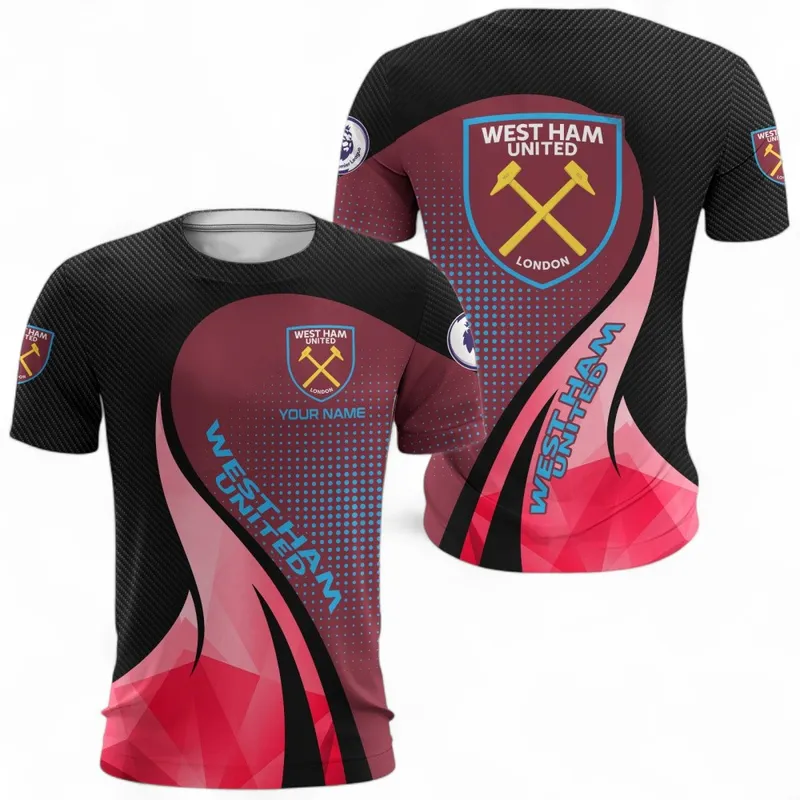 Football Team T-Shirt, All Over Print Tee For Loyal Sport Fans EPL126