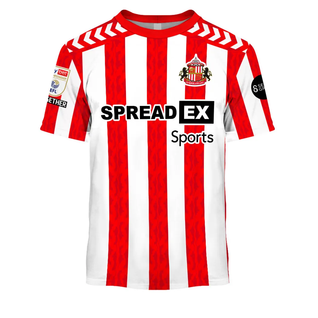 Football Team T-Shirt, All Over Print Tee For Loyal Sport Fans EPL920