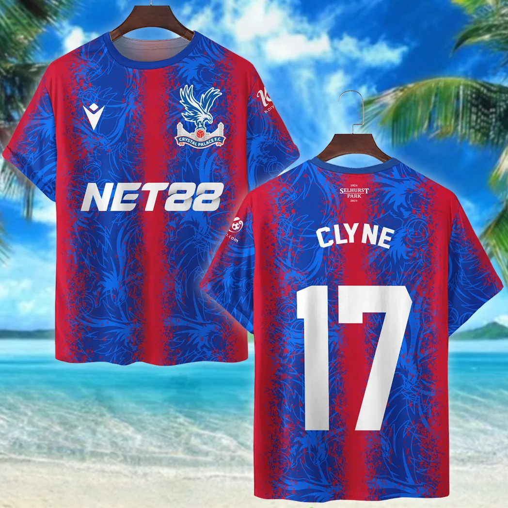 Football Team T-Shirt, Bold All Over Print Fan Tee For Game Day HVN101