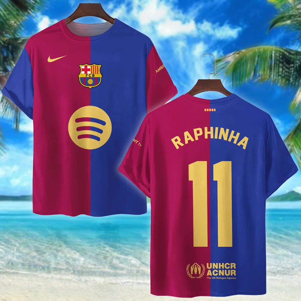 Football Team T-Shirt, Sport Fan All Over Print Tee With Streetwear Style HVN101