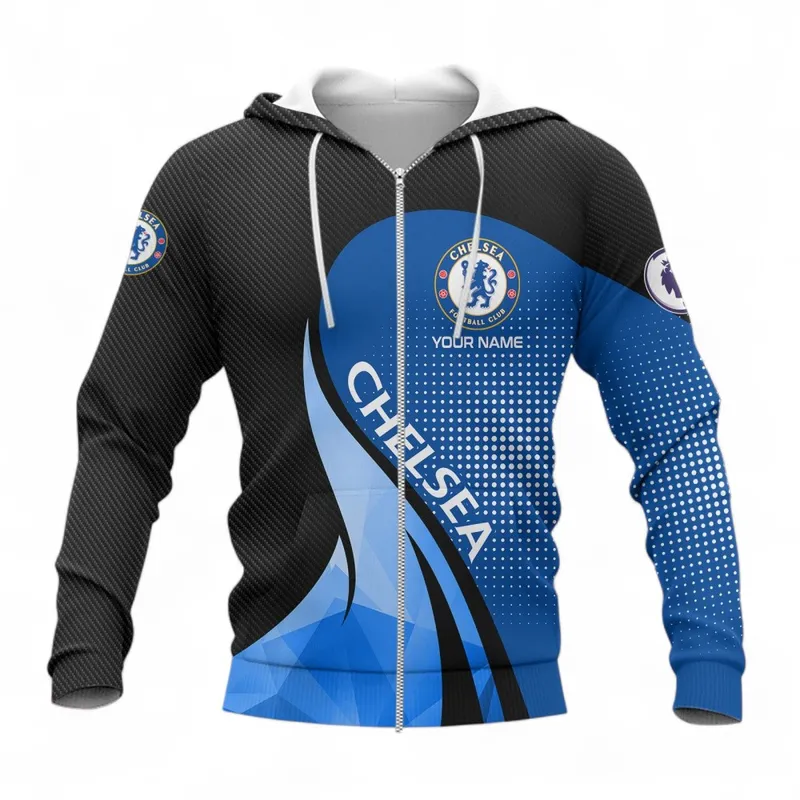 Football Zipper Hoodie, All Over Print Hoodie For Sport Lovers EPL126